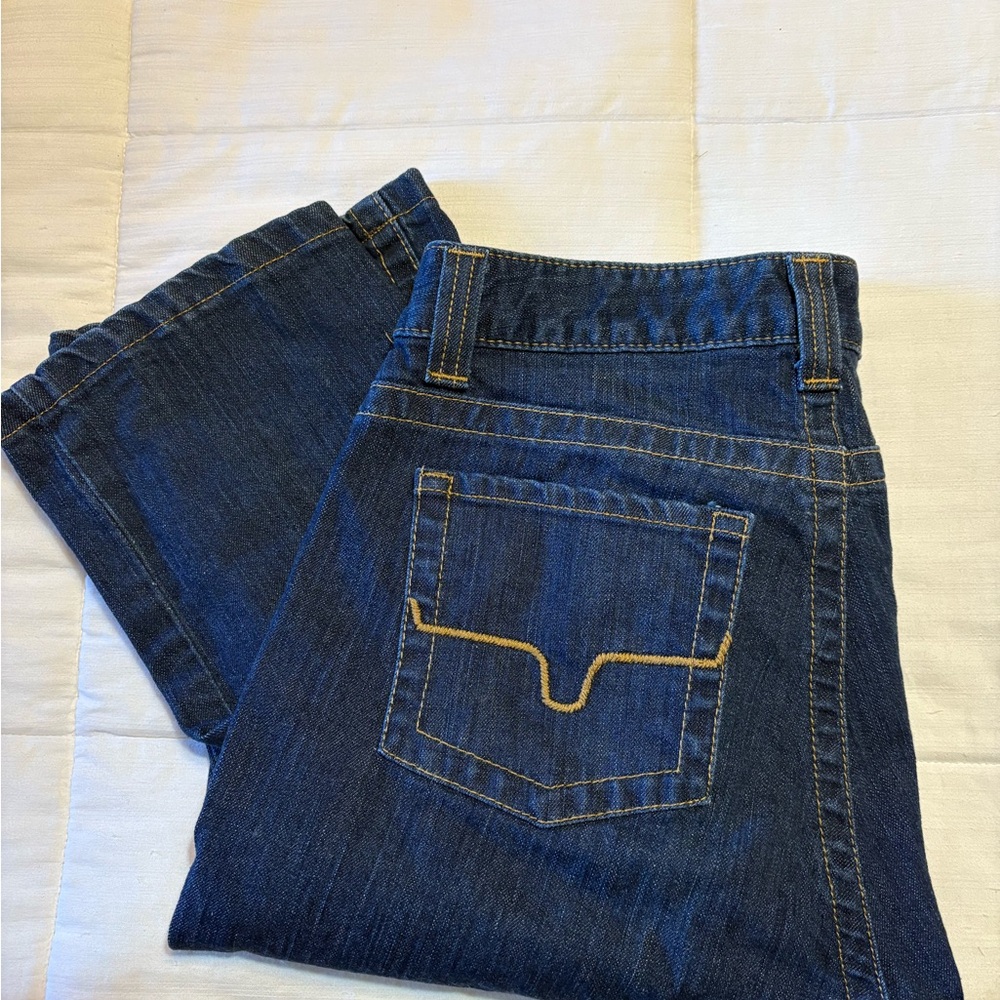 Kimes Ranch Dark Blue Straight Jeans